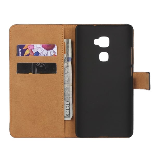 Huawei Mate S Wallet Ægte Spaltlæder Etui