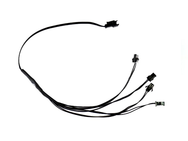1 blir 4 kabelsplit för Glowstrip  slingor Neonslingor  EL-wire