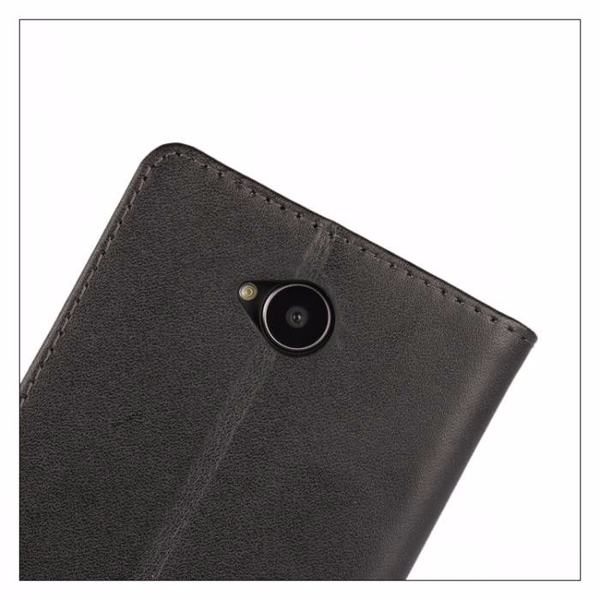 Plånboksfodral Äkta Skinn Microsoft Lumia 650