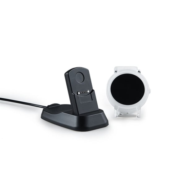 2 i 1 USB-opladerholder Dock Stand Adapter til Ticwatch E / Ticwatch S med 1m