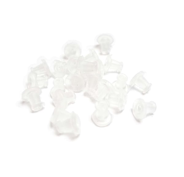 Bakstycken för örhängen av latex 10-pack