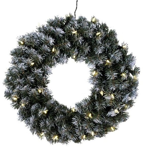 Kaunis seppele lumella. 50 cm. 30 LED Kaunis seppele lumella. 50 cm. 30 LED