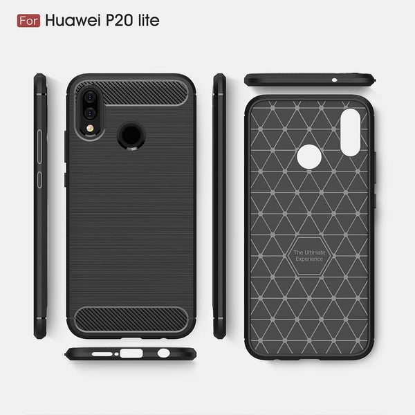 Stöttåligt Armor Carbon TPU-skal Huawei P20 Lite