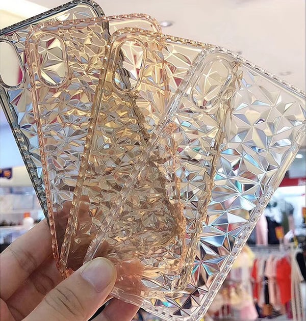 Extra tåligt 3D Diamant TPU iPhone 7/8