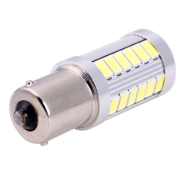2x Gul 1156 P21W 7056 BA15S 33st smd 5630
