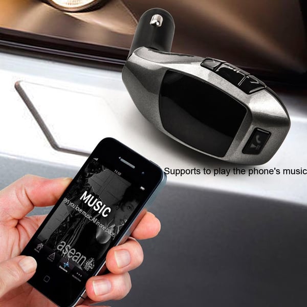 Bluetooth bil FM transmitter modulator MP3-afspiller trådløs USB