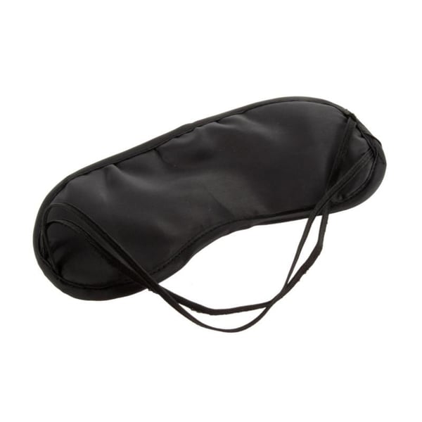 Sovemaske med Elastiske Bånd, Sort