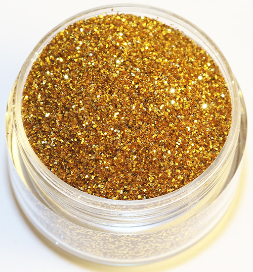 Nagelglitter - Finkornigt - Guld metallic - 8ml - Glitter
