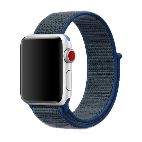För Apple Watch 42mm Nylon Loop med kardborreknäppning