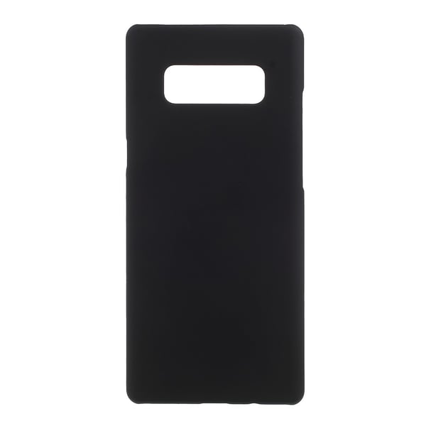 Gummibelagt PC Hårdt Mobiltelefon Cover til Samsung Galaxy Note 8 - Sort