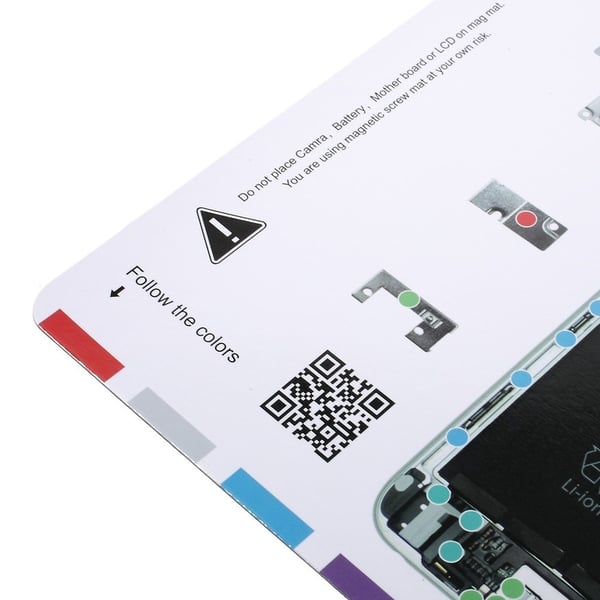Magnetisk skruematte til iPhone 6