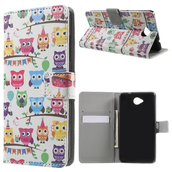 Microsoft Lumia 650 Lompakkokotelo - Various Owls