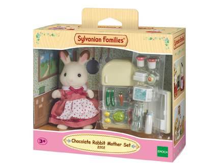 Sylvanian Families Mor chokoladekanin & køleskab 5014
