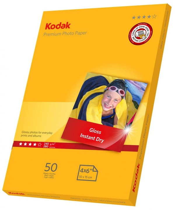 Fotopapper Bläckstråle 50-pack 10x15cm 240g Glossy Premium