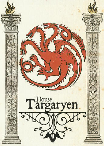 A3 Print - Game Of Thrones - House Targaryen