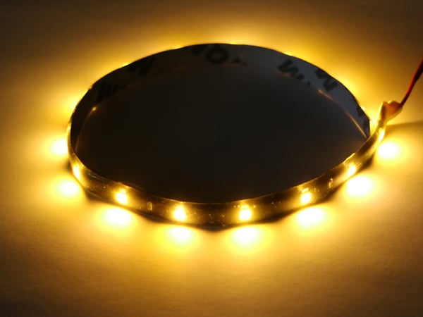 Led slinga 2x 60cm Gul med 30st chip 3528SMD ledstripe styling
