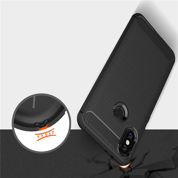 Stöttåligt Armor Carbon TPU-skal Xiaomi Mi A2