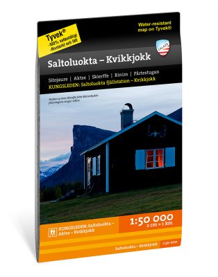 CALAZO Kungsleden: Saltoluokta - Kvikkjokk 1:50.000, friluftskartor,