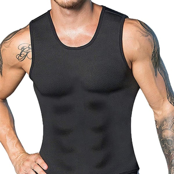 Treenialuspaita Saunavaikutuksella - Musta 5XL