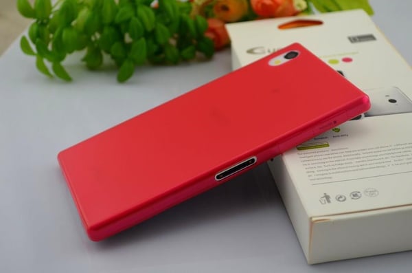 Sony Xperia Z1 L39h Skydd Skal Case Röd