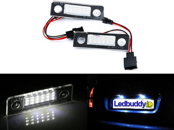 Skoda  Oktavia 2 1Z 2008 -  Roomster 5J  Led skyltbelysning
