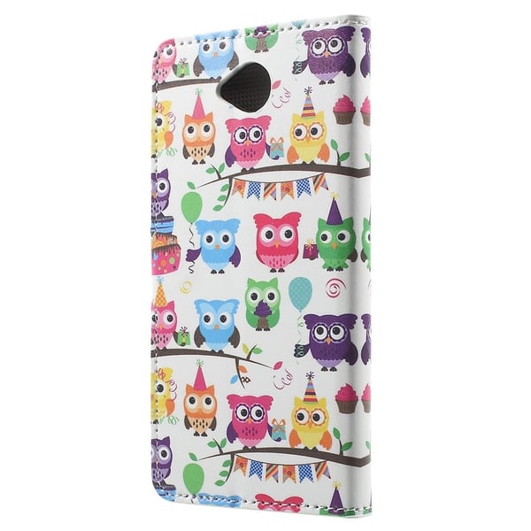 Microsoft Lumia 650 Lompakkokotelo - Various Owls