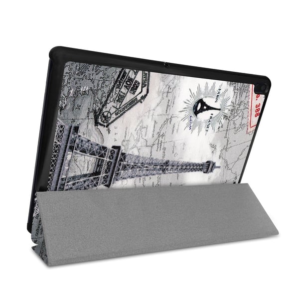 Mønster Tri-fold Stand Cover Lenovo Tab E10 - Eiffeltårnet