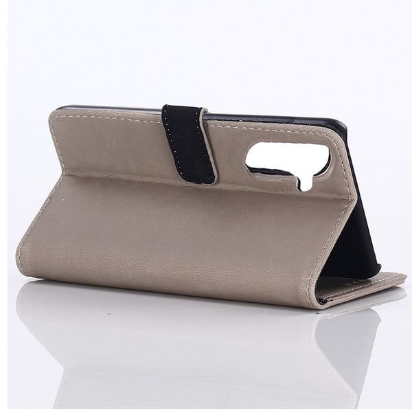 Samsung Galaxy Note 10 Retro Lommebok - deksel - Beige