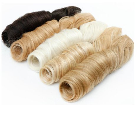 Clip-on / Hair extensions krøllet & lige 70cm - Flere farver