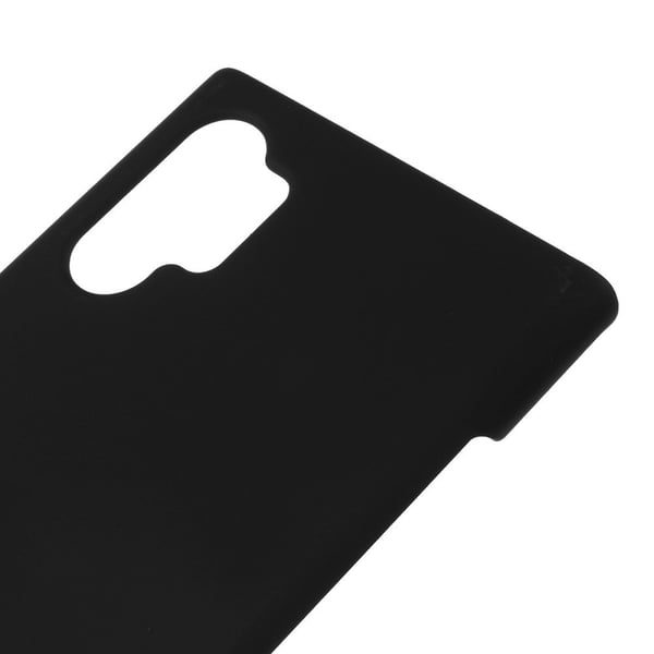 Gummibelagt PC hårdt cover til Samsung Galaxy Note 10 Plus - Sort