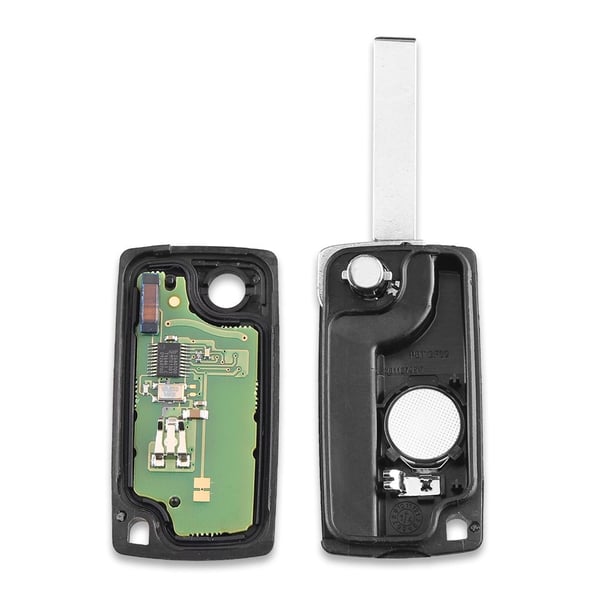3-knapps fjernkontroll CE0536 433MHz ID46 chip HU83 for Peugeot