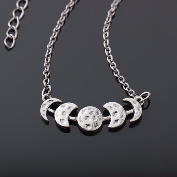 Choker Måne Wicca Halvmåne Månfas Triple Moon Pagan