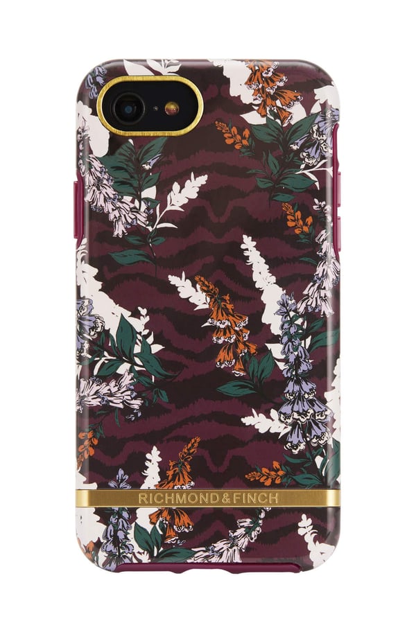 Richmond & Finch iPhone - deksel 8/7/6/SE - Floral Zebra