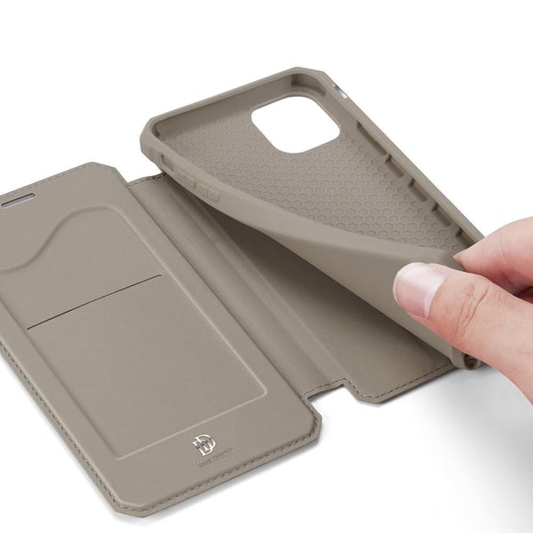 iPhone 11 Pro MAX - Dux Skin X Bookcase Kotelolompakko - Kulta