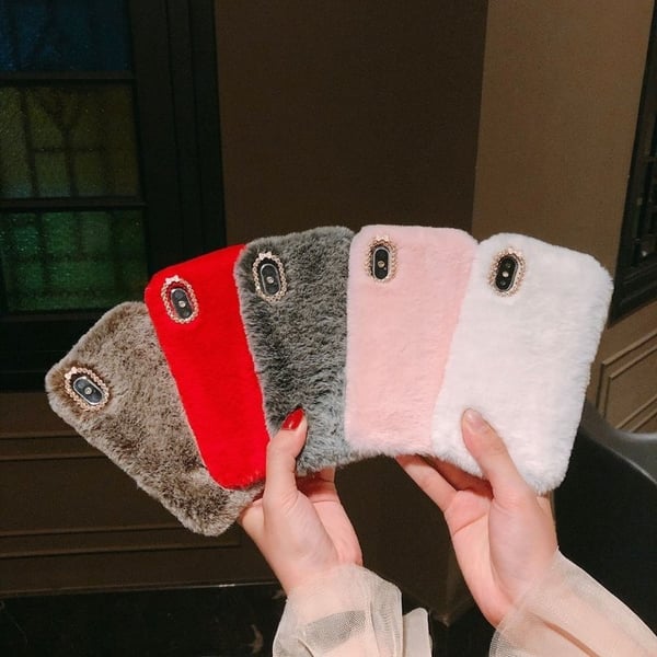 iPhone 7/8 Plus - Cover/Mobilcover - Fluffy Pels