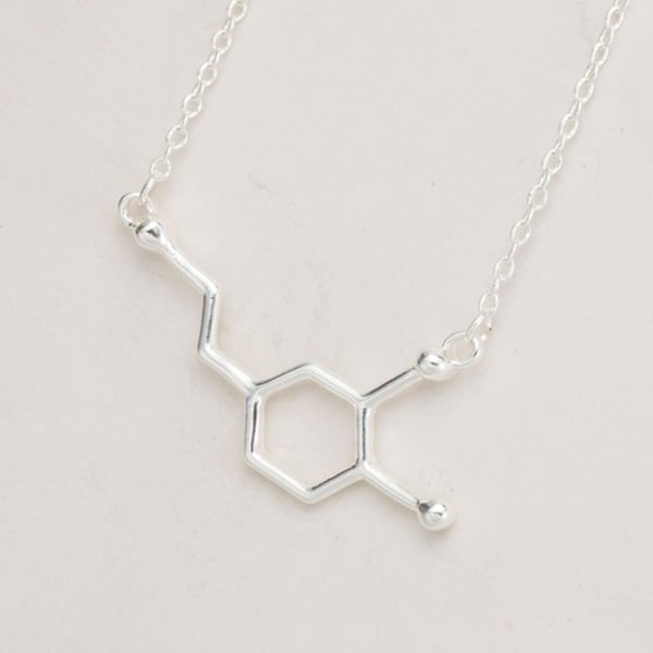 Halsband Dopamin Molekyl Signalsubstans Kemi Molecule