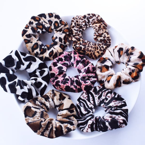 3 fløyelshår Scrunchies, hårbånd, hårbånd, hårbånd