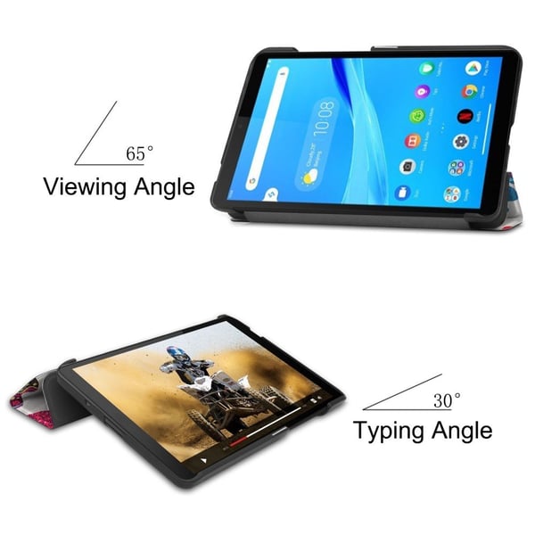 Trifoldbart deksel til Lenovo Tab M7 (1 Gen) - Sommerfugler