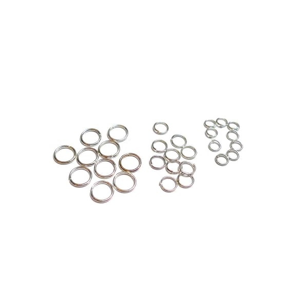 Ringöglor Tre Storlekar 5-6-8mm 30-pack