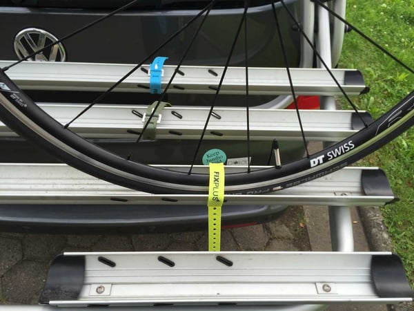 spännband i plast, skidband tpu, FIXPLUS 46 CM gul
