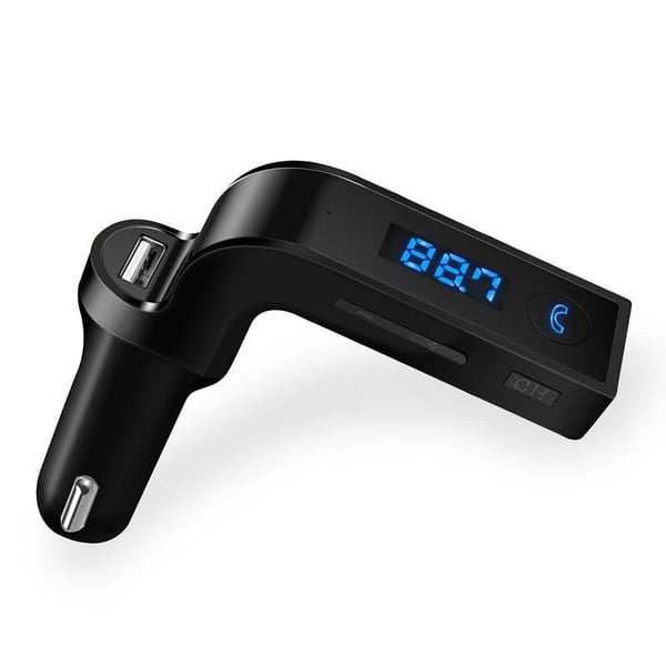 Bluetooth bil FM transmitter modulator MP3 USB sort Bluetooth bil FM transmitter modulator MP3 USB sort