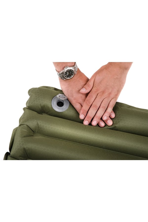 SNUGPAK BASECAMP OPS AIRMAT, luftmadrass inbyggd fotpump