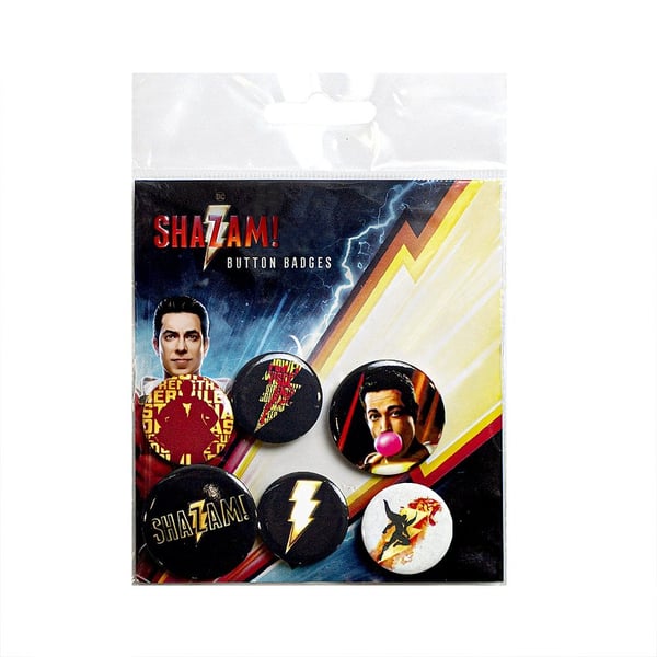 Shazam, 6x Pins - Mix