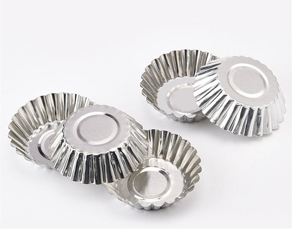 10 bakeformer i metall - Muffinsform - Småkaker - Former