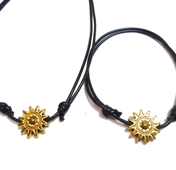 Halsband & Fotband Guldpläterad Sol