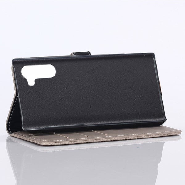 Samsung Galaxy Note 10 Retro Lommebok - deksel - Beige