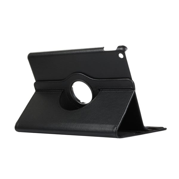 Apple iPad 10.2 2021/2020/2019 Litchi Texture Stand - etui - Sort