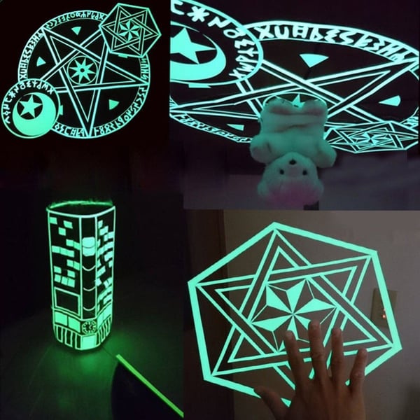 Selvlysende Tape / Glow in the Dark - 2 cm x 3 meter