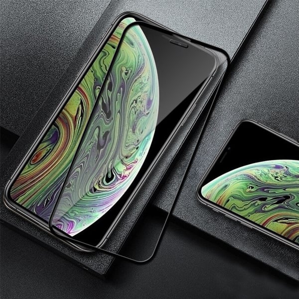 SKALO iPhone XR FULL-FIT Hærdet Glas Skærmbeskyttelse