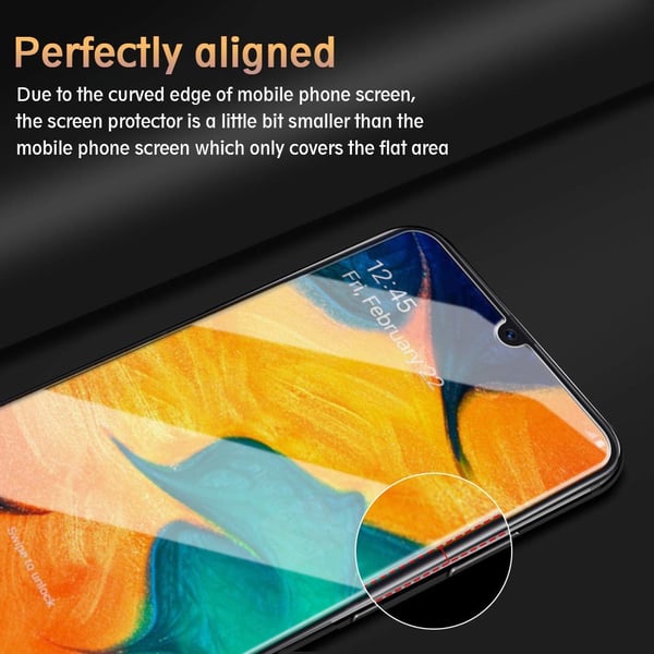 3 Pack Samsung Galaxy A40 tempered glass